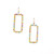 Hammered Boho, Bohemian, Geometric Minimalist Gold Bohemian Earrings / GAE G B143-M169