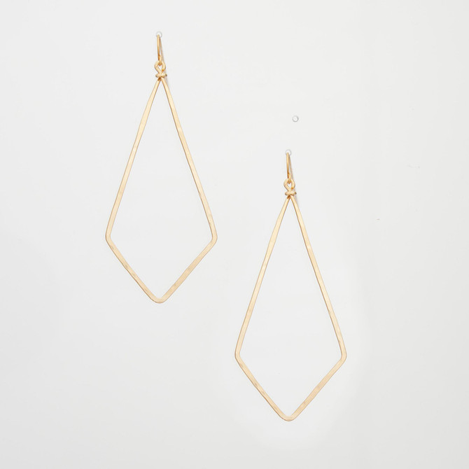 Hammered Boho, Bohemian, Gold, Beaded, Wire Wrapped Gypsy Boho Earrings, Handmade / GAE G B50-2