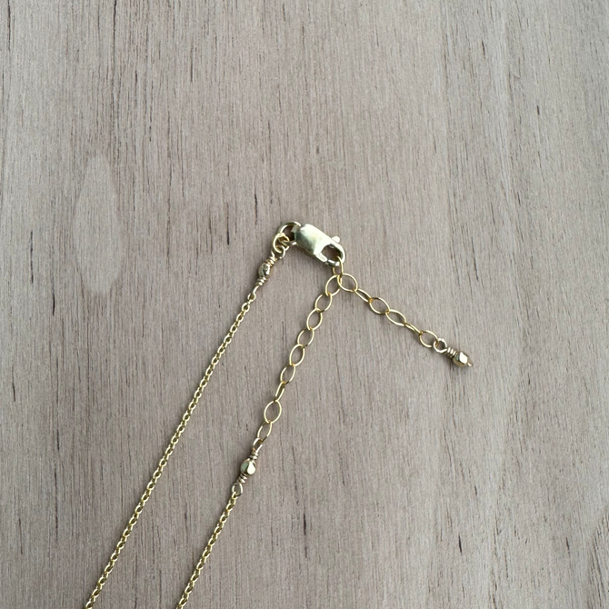 Labradorite Briolette Chain Necklace / BNN G B27-4