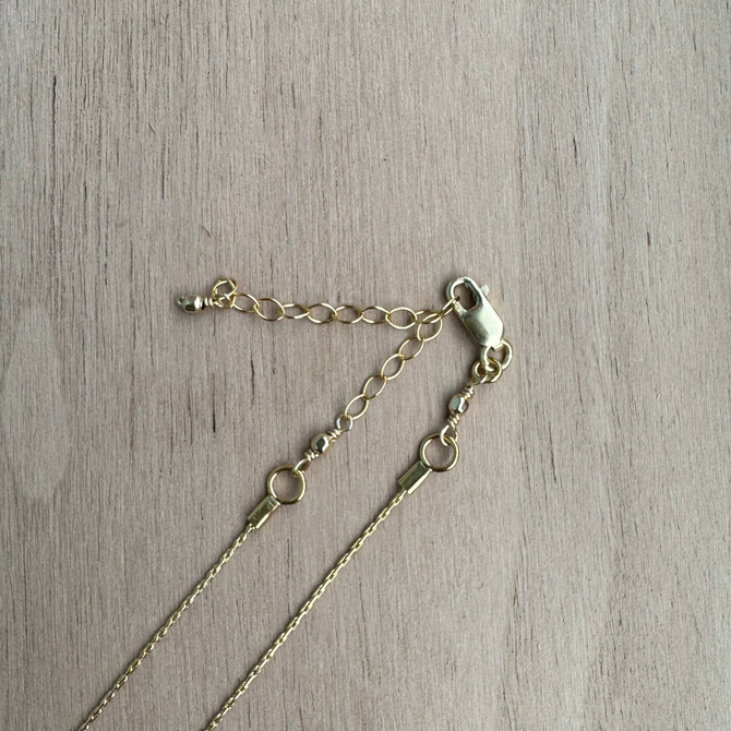 Labradorite Cable Chain Necklace / BNN G B41-4