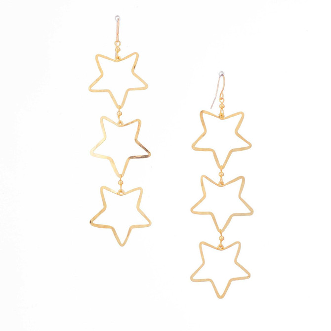 Hammered Boho, Bohemian, Gold, Beaded, Wire Wrapped, Tear Drop Gypsy Boho Earrings, Handmade / GAE G B764-3