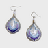 Handmade Boho Beaded  Silk Thread  Bohemian Mermaid Earrings  / MRE B2-1AMY