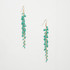 Handmade Bohemian Beaded Gold Plated Cleopatra Earrings / CLE G B20-1