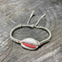 Beaded Macrame Cowrie Shell Bracelet, Handcrafted/ PSB B4-2