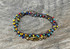 Handmade Braided Crochet Mixed Seed Bead Silk Thread Necklace / Wrap Bracelet / GG151-38