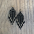 Beaded Fringe Earrings / KPE 267-M19