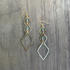 Gold-Plated Geometric Earrings / GAE G B392-1