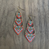 Gold-Plated Bugle Bead Earrings / CLE G B45-M76