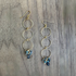 Gold-Plated Triple Hoop Earrings / DTE G B2-DM7