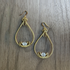 Gold-Plated Moonstone Earrings / GAE G B646-S13