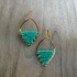 Gold-Plated Beaded Earrings / GAE G B490-1