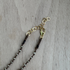 Knotted Silk Pyrite Necklace / KRN G B98-6
