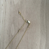 Green Onyx Briolette Chain Necklace / BNN G B36-24