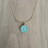 Blue Chalcedony Cable Chain Necklace / BNN G B41-20