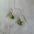 Peridot Wire-Wrapped Earrings / DJE G B19-12