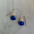 Lapis Lazuli Wire-Wrapped Earrings  / DJE G B19-19