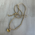 Braided Silk Citrine Necklace / KRN G B383-15