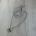 Braided Silk Labradorite Necklace / KRN G B203-4