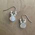 Moonstone Pearl Cluster Earrings / SSE S B85-13