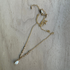 14k Gold-Filled Pearl Chain Necklace /  SSN G B46-1