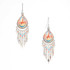 Handmade Boho Beaded Silk Thread Bohemian Mermaid Earrings / MRE B7-4MCL