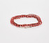 Dainty Boho Crochet Czech Seed Bead Silk Thread Necklace / Wrap Bracelet in Chestnut  / GS102-24