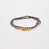 Braided Crochet Seed Bead Bohemian Necklace / Wrap Bracelet in Chestnut Brown / GG112-79