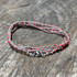 Dainty Boho Crochet Czech Seed Bead Silk Thread Necklace / Wrap Bracelet / GS102-63