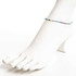 Dainty boho gypsy beach anklet with Czech seed beads, bugle beads, handmade / GAA G B151-33