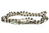 Braided Crochet Seed Bead Bohemian Necklace / Wrap Bracelet in Steel Grey / GS112-2