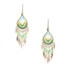 Handmade Boho Beaded Silk Thread Bohemian Mermaid Earrings / MRE B7-3MCL