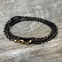 Handmade Braided Double Seed Bead Silk Thread Necklace / Wrap Bracelet/ GG165-4