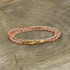 Braided Crochet Seed Bead Bohemian Necklace / Wrap Bracelet / GG112-63