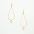 Hammered  Boho, Bohemian, Geometric Minimalist Gold Bohemian Earrings / GAE G B653-P1