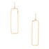 Hammered Geometric Minimalist Bohemian Gold Plated Earrings / GAE G B575-1