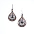 Handmade Boho Beaded  Silk Thread Bohemian Mermaid Earrings / MRE B2-12BRW