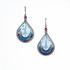 Handmade Boho Beaded  Silk Thread Bohemian Mermaid Earrings / MRE B2-7RIO