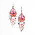 Handmade Boho Beaded Silk Thread Bohemian Mermaid Earrings / MRE B9-7FHA