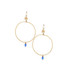 Hammered Geometric Minimalist Gold Plated Bohemian Earrings / GAE G B212-66