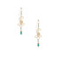 Hammered  Boho, Bohemian, Geometric Minimalist Gold Bohemian Earrings / GAE G B164-1