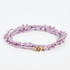 Braided Celestial Crystal Beads Bohemian Necklace  / CG230-14