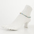 Dainty boho gypsy beach anklet with Czech seed beads, bugle beads, handmade / HCA B5-1