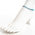 Dainty boho gypsy beach anklet with Czech seed beads, bugle beads, handmade / GAA B81-188