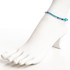 Dainty boho gypsy beach anklet with Czech seed beads, bugle beads, handmade / GAA B81-157