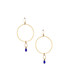 Hammered  Boho, Bohemian, Geometric Minimalist Gold Bohemian Earrings / GAE G B604-21