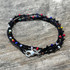 Braided Crochet Seed Bead Bohemian Necklace / Wrap Bracelet / GS112-255
