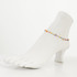 Dainty boho gypsy beach anklet with Czech seed beads, bugle beads, handmade / HCA B1-5
