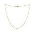 Gold-filled Faceted Rectangular Moonstone Gemstone Necklace / DJN G B28-13