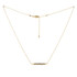 Gold-filled Faceted Rondelle Pyrite Necklace / BNN G B42-6
