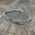 Braided Crochet Czech Beads Bohemian Necklace  / GS129-1